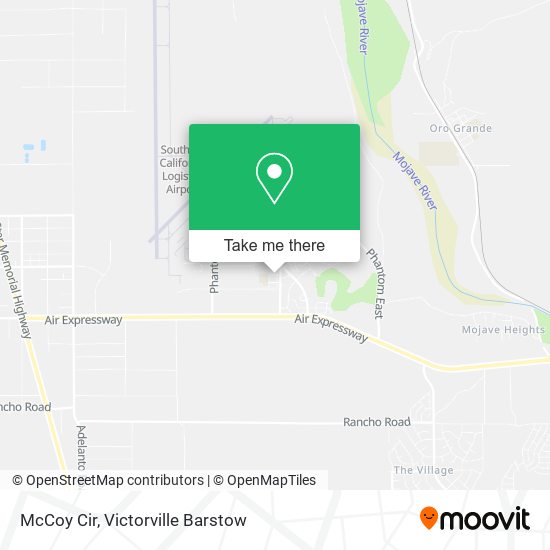 McCoy Cir map