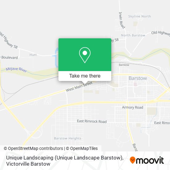 Mapa de Unique Landscaping (Unique Landscape Barstow)