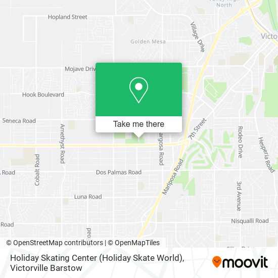 Mapa de Holiday Skating Center (Holiday Skate World)