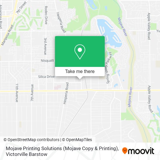 Mojave Printing Solutions (Mojave Copy & Printing) map