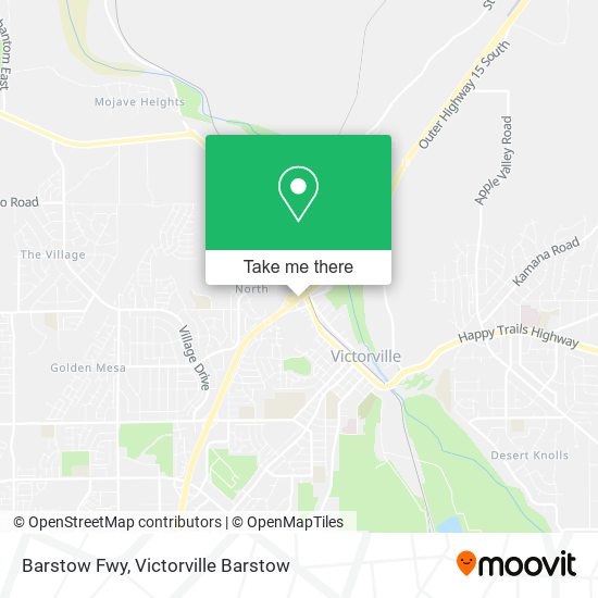 Barstow Fwy map