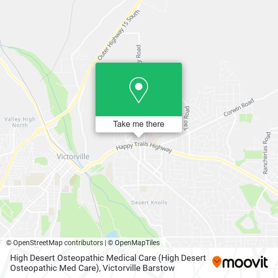 Mapa de High Desert Osteopathic Medical Care
