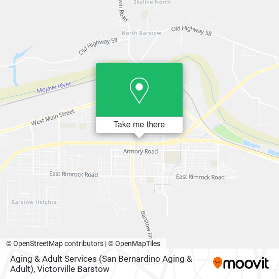 Aging & Adult Services (San Bernardino Aging & Adult) map