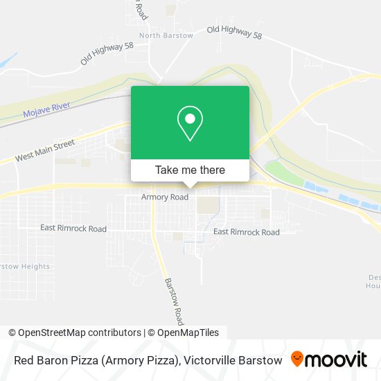 Mapa de Red Baron Pizza (Armory Pizza)