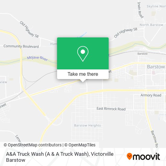 A&A Truck Wash map