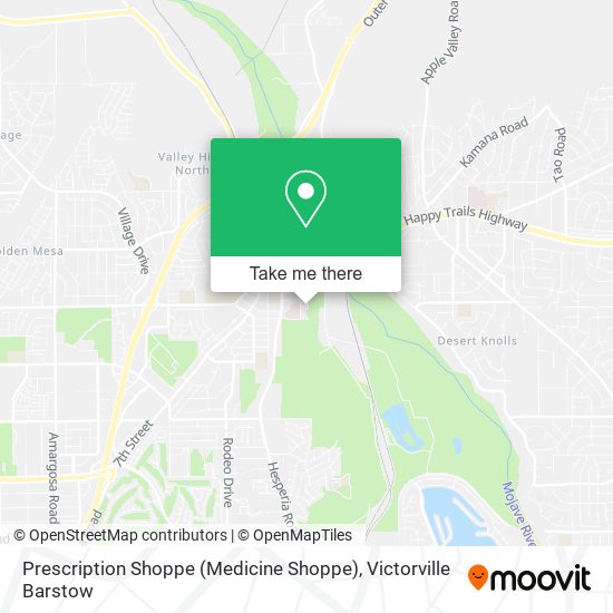 Mapa de Prescription Shoppe (Medicine Shoppe)