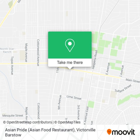 Asian Pride (Asian Food Restaurant) map