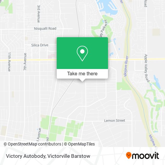 Victory Autobody map