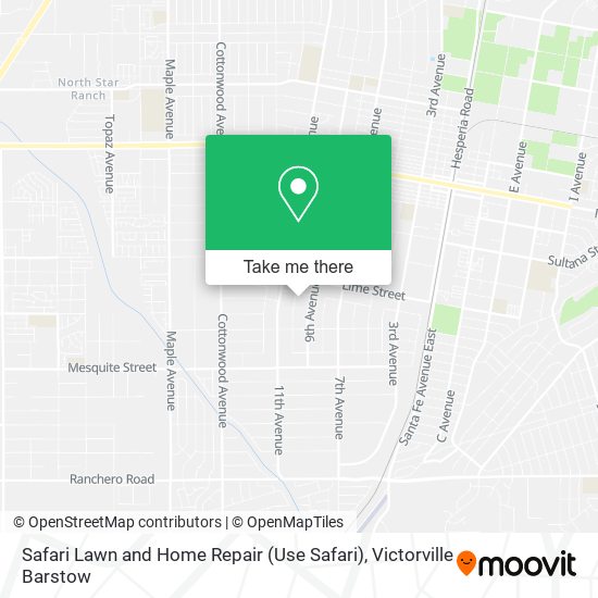 Mapa de Safari Lawn and Home Repair (Use Safari)