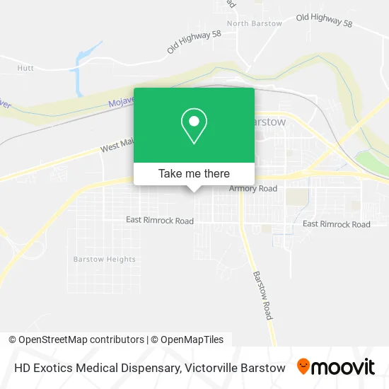 HD Exotics Medical Dispensary map