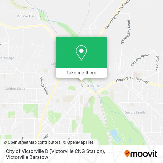 Mapa de City of Victorville D (Victorville CNG Station)