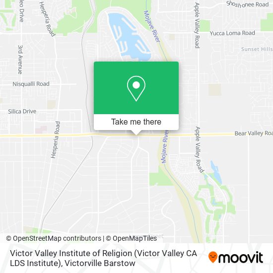 Mapa de Victor Valley Institute of Religion (Victor Valley CA LDS Institute)