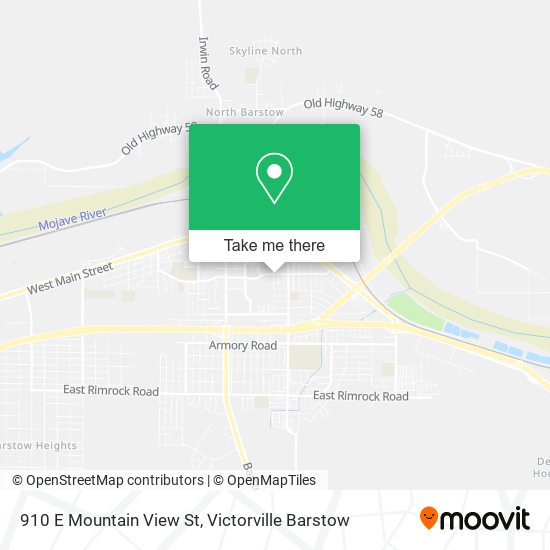 Mapa de 910 E Mountain View St