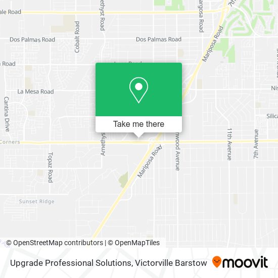 Upgrade Professional Solutions map