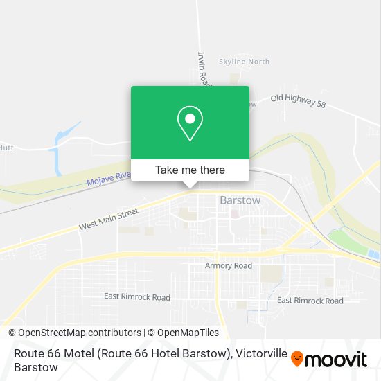 Route 66 Motel (Route 66 Hotel Barstow) map