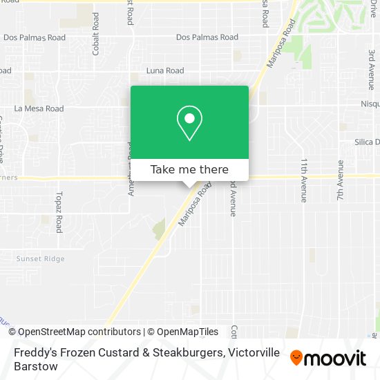 Freddy's Frozen Custard & Steakburgers map