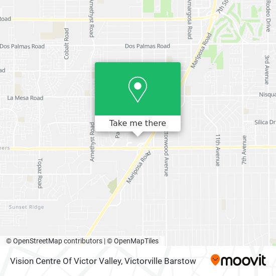 Mapa de Vision Centre Of Victor Valley