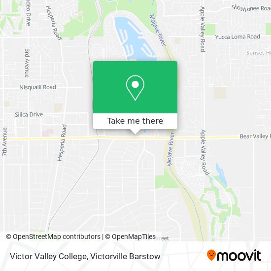 Victor Valley College map