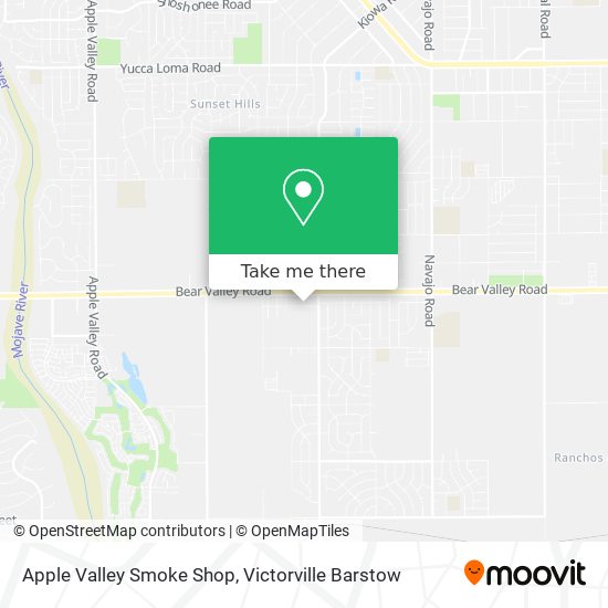Apple Valley Smoke Shop map