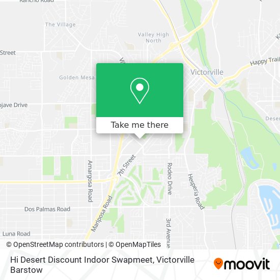 Mapa de Hi Desert Discount Indoor Swapmeet