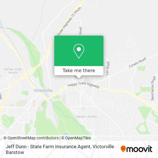 Mapa de Jeff Dunn - State Farm Insurance Agent