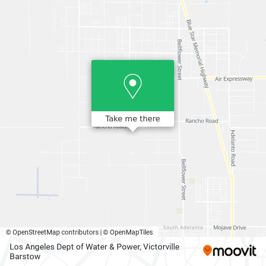 Mapa de Los Angeles Dept of Water & Power