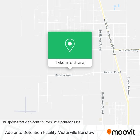 Adelanto Detention Facility map