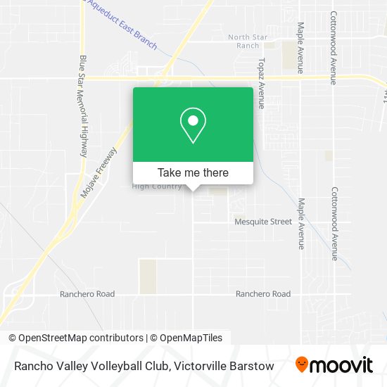 Mapa de Rancho Valley Volleyball Club
