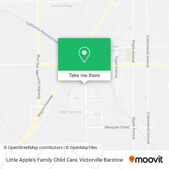 Mapa de Little Apple's Family Child Care