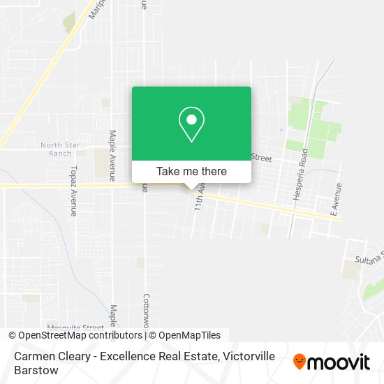 Carmen Cleary - Excellence Real Estate map