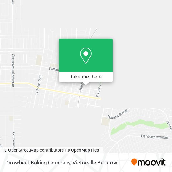 Mapa de Orowheat Baking Company