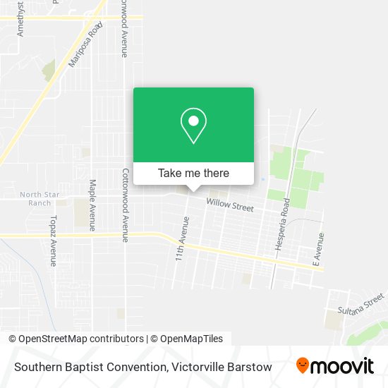 Southern Baptist Convention map