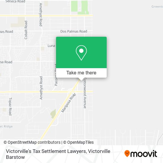 Victorville's Tax Settlement Lawyers map