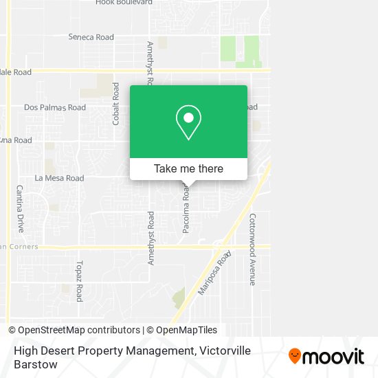 High Desert Property Management map