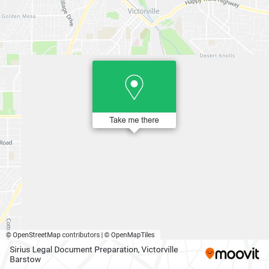 Sirius Legal Document Preparation map