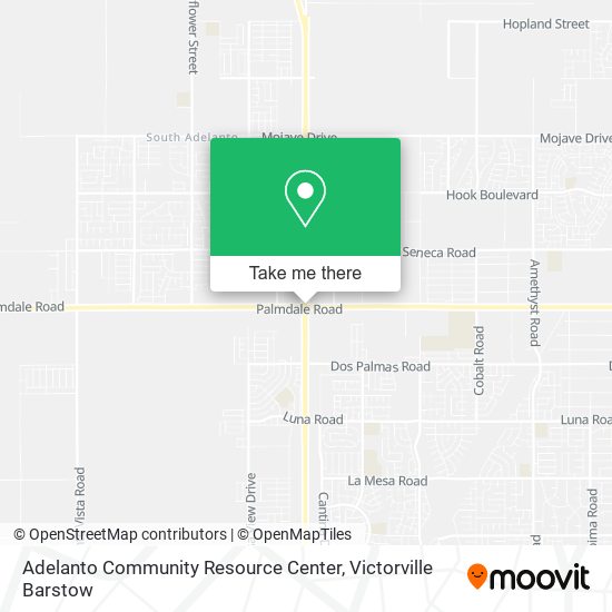 Mapa de Adelanto Community Resource Center