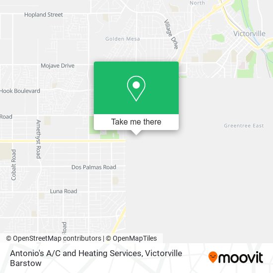 Mapa de Antonio's A / C and Heating Services