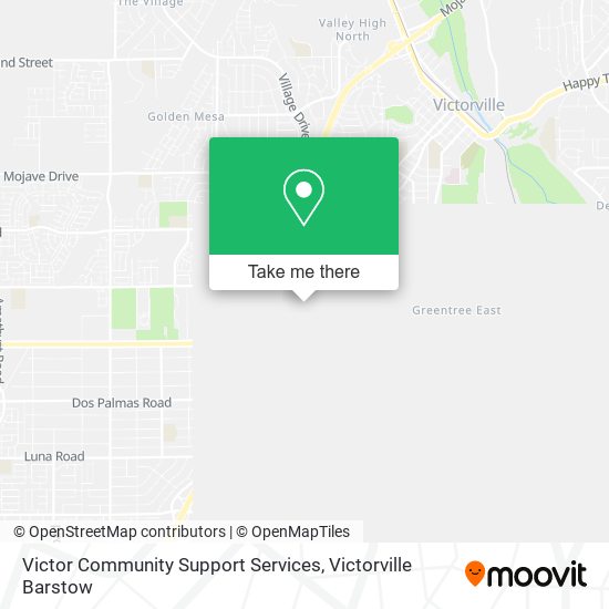 Mapa de Victor Community Support Services