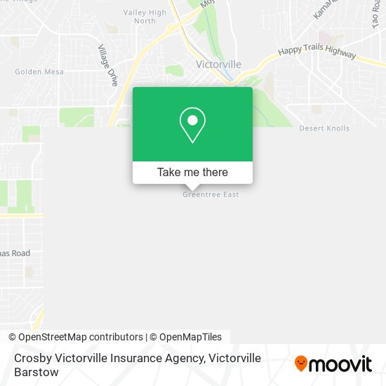 Mapa de Crosby Victorville Insurance Agency