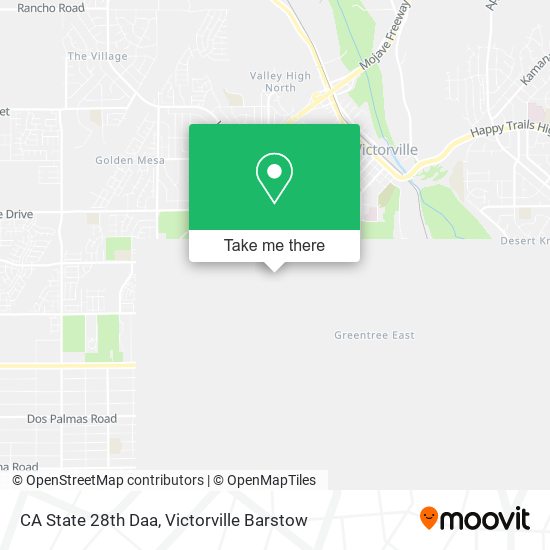 Mapa de CA State 28th Daa