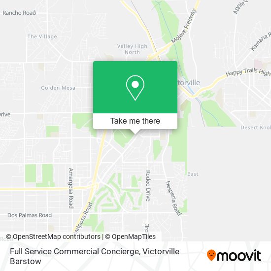Full Service Commercial Concierge map