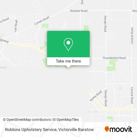 Robbins Upholstery Service map