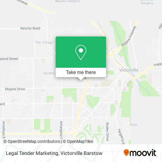 Legal Tender Marketing map