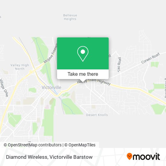 Mapa de Diamond Wireless