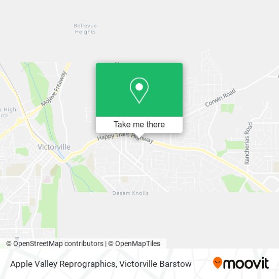 Mapa de Apple Valley Reprographics