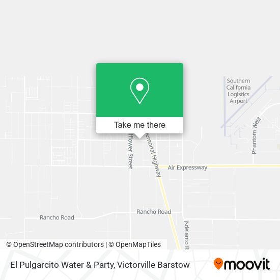 Mapa de El Pulgarcito Water & Party