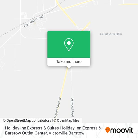 Mapa de Holiday Inn Express & Suites-Holiday Inn Express & Barstow Outlet Center