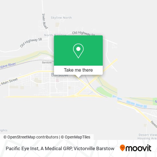 Pacific Eye Inst, A Medical GRP map