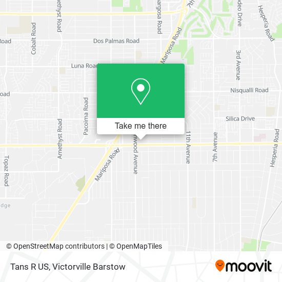 Tans R US map