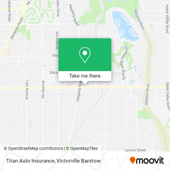 Titan Auto Insurance map